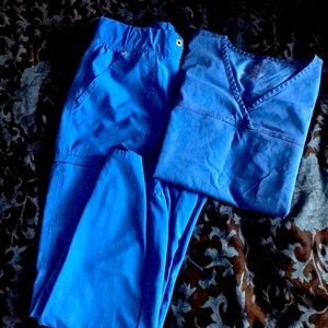 CHEROKEE ROYAL BLUE SCRUBS